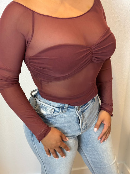 Never Ending Mesh Top