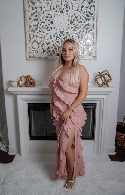 Made You Blush Maxi Dress