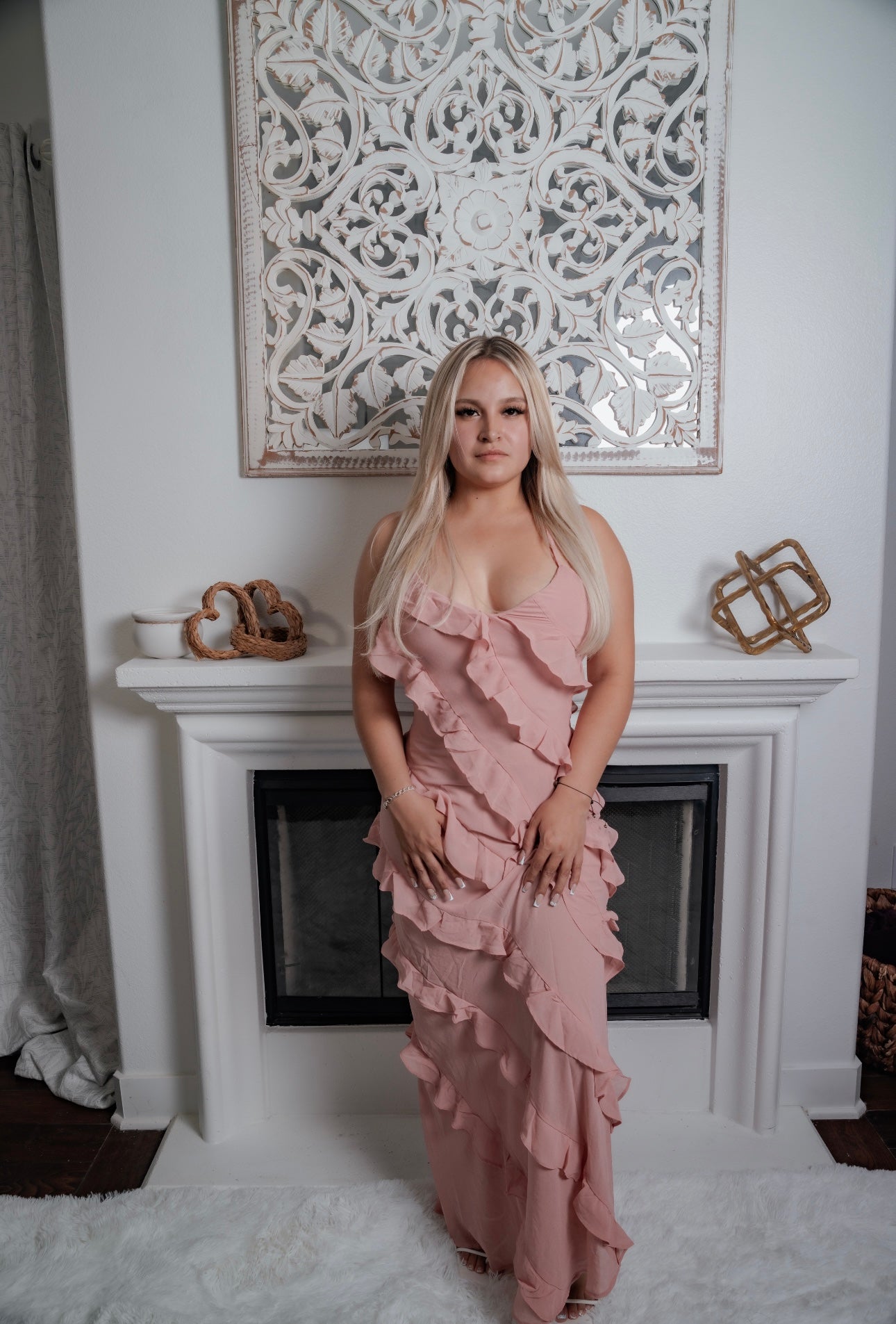 Made You Blush Maxi Dress